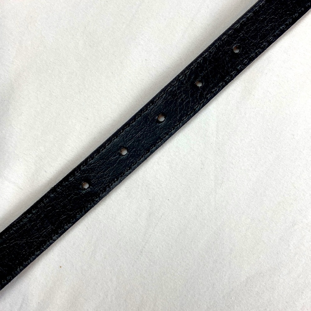 Skinny faux crocodile belt thin width like new - Picture 11 of 12